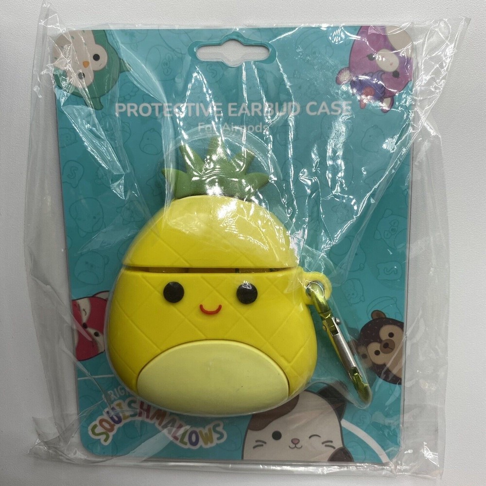 SQUISHMALLOW MAUI the PINEAPPLE Wireless‎ EarBud Case NEW in PACKAGE